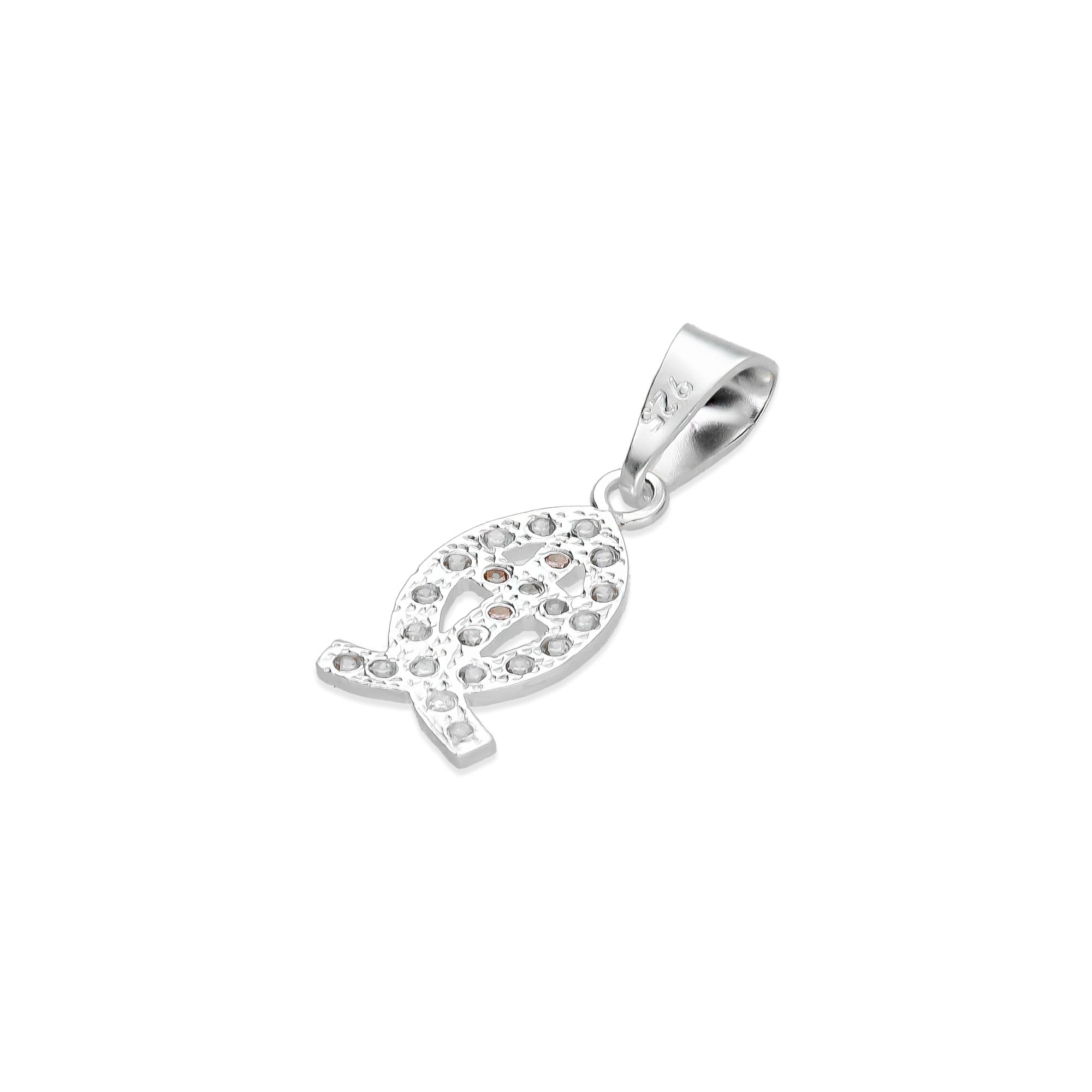 LPDJ072 Dije Pez Vertical Con Piedra + Regalo Plata .925 Taxco Gro 1364411675