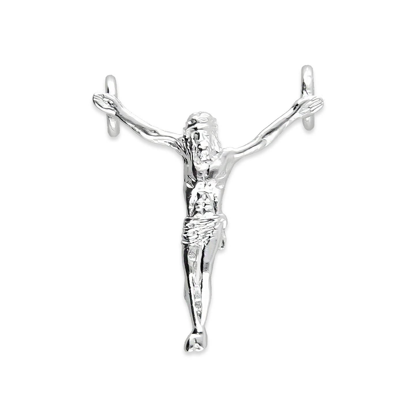 LPDJ082 Dije Cristo O 20 x 25 mm Plata Ley .925 Taxco Gro 1368373981