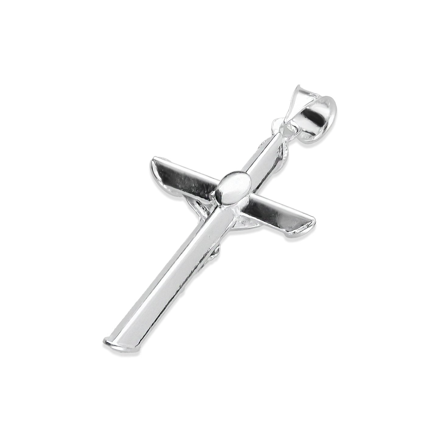 LPDJ225 Dije Cruz Cristo Troquelado Zirc en Plata .925 Taxco Gro 2965218260