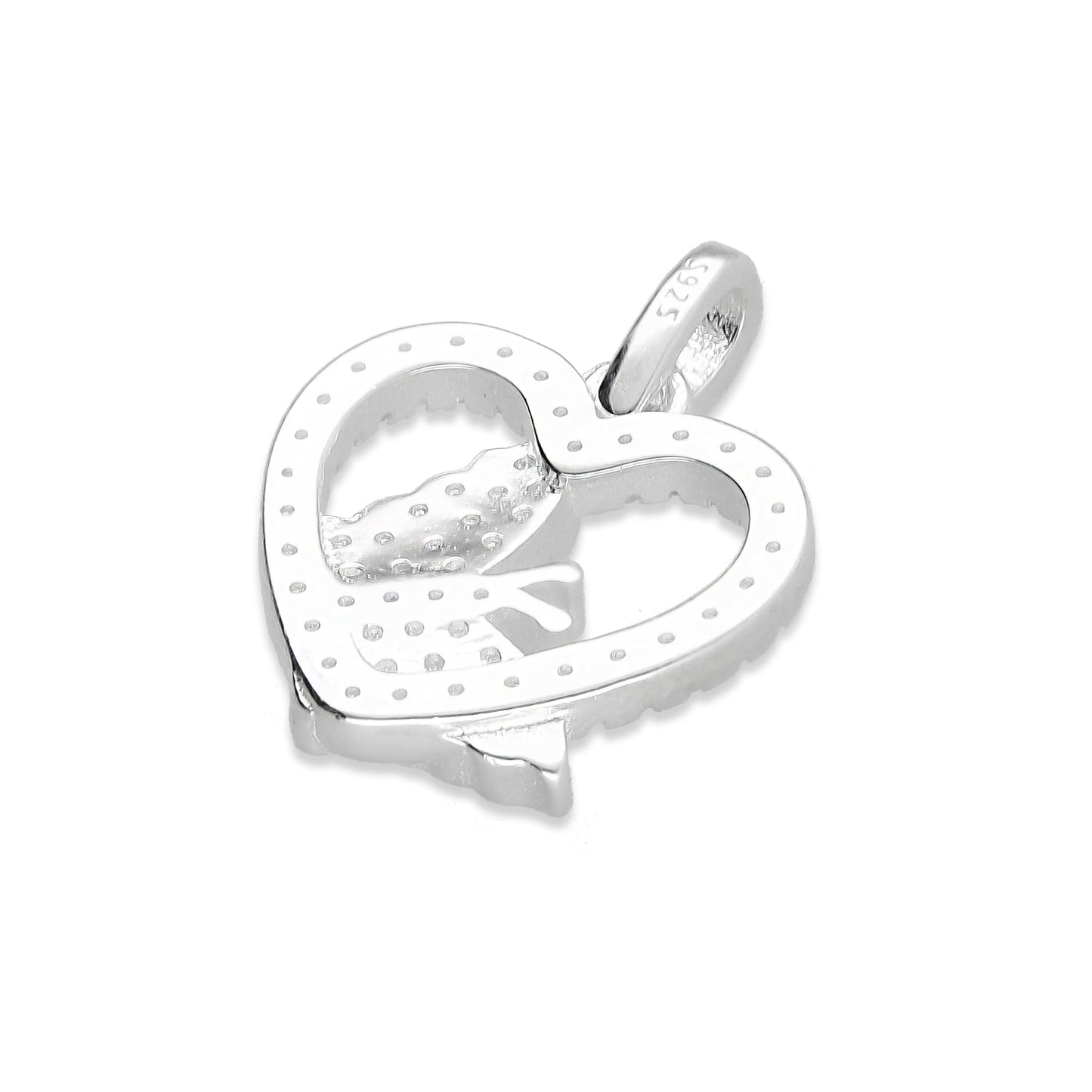 LPDJ238 Dije Corazón con Mariposa B A Premium Plata .925 Taxco 2068042991