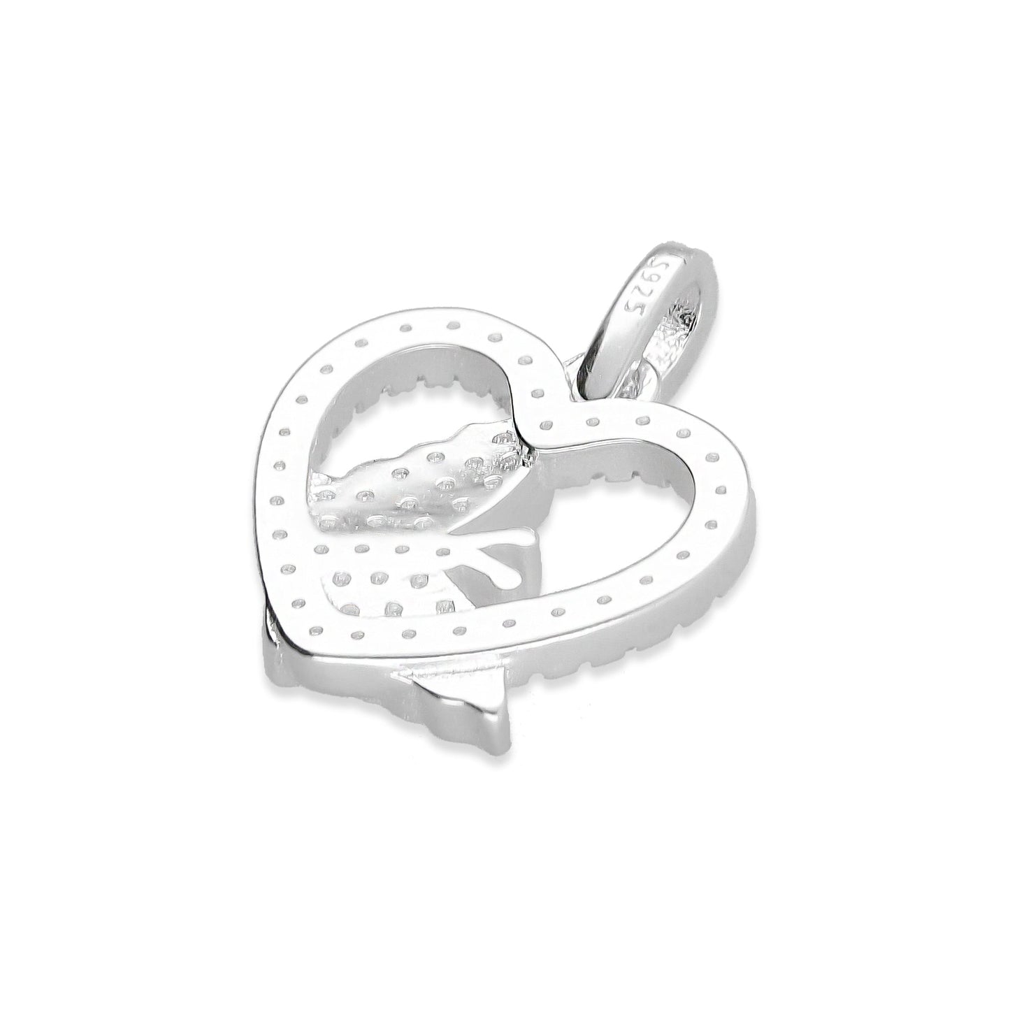 LPDJ239 Dije Corazón con Mariposa A A Premium Plata .925 Taxco 2067992881