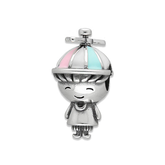 LPDJ252 Dije Charm Niño Gorrita en Plata .925 Taxco Gro