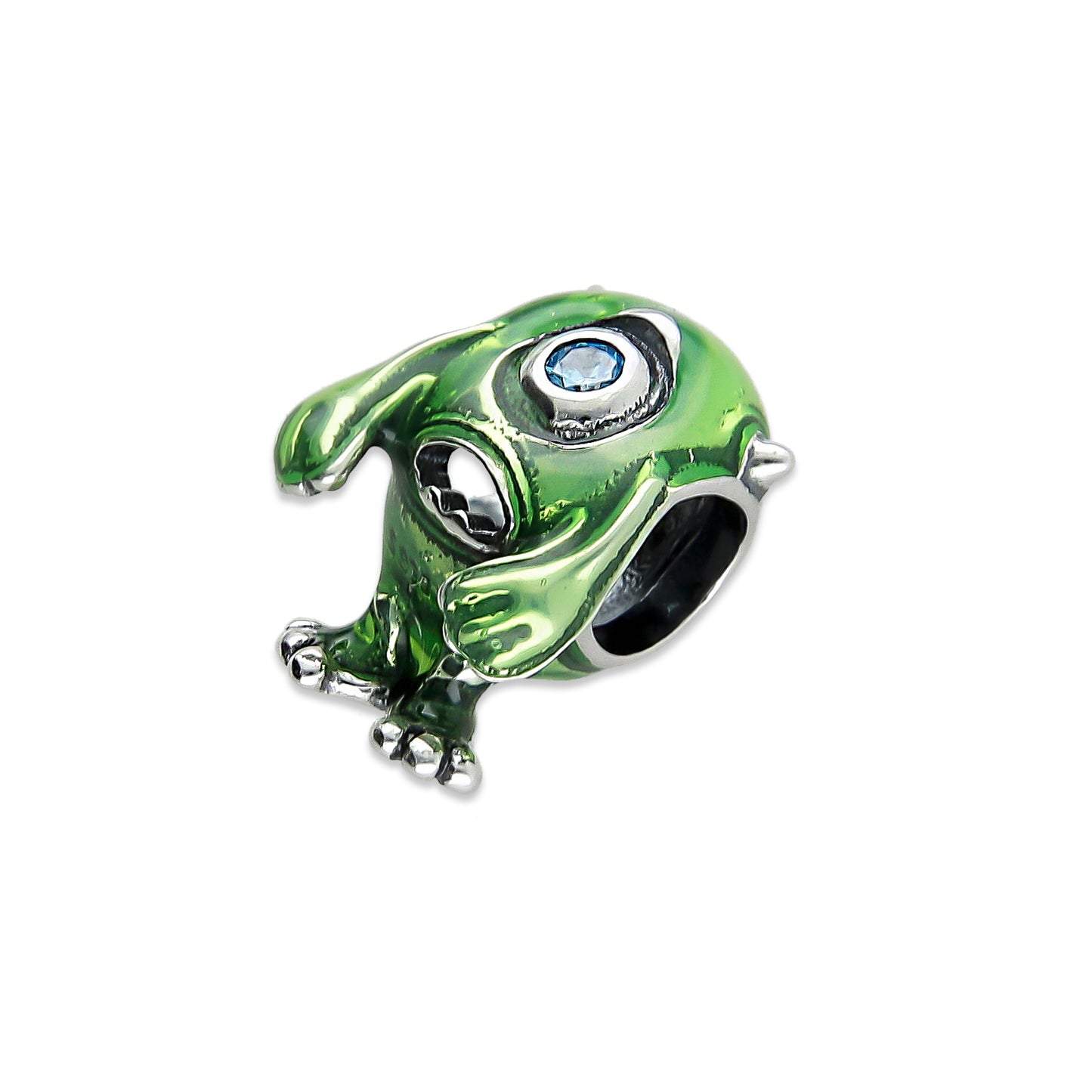 LPDJ255 Dije Charm Monsters Mike Zirconia en Plata .925 Taxco Gro