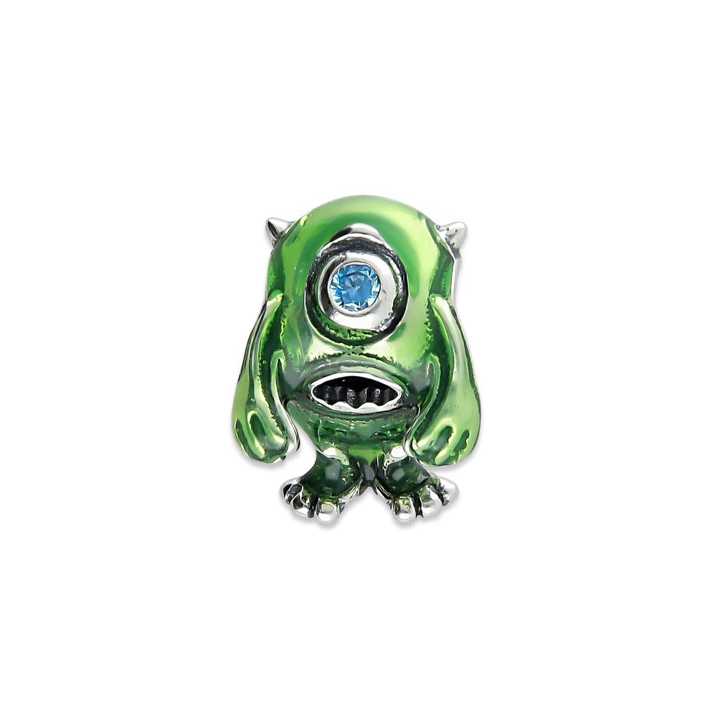 LPDJ255 Dije Charm Monsters Mike Zirconia en Plata .925 Taxco Gro