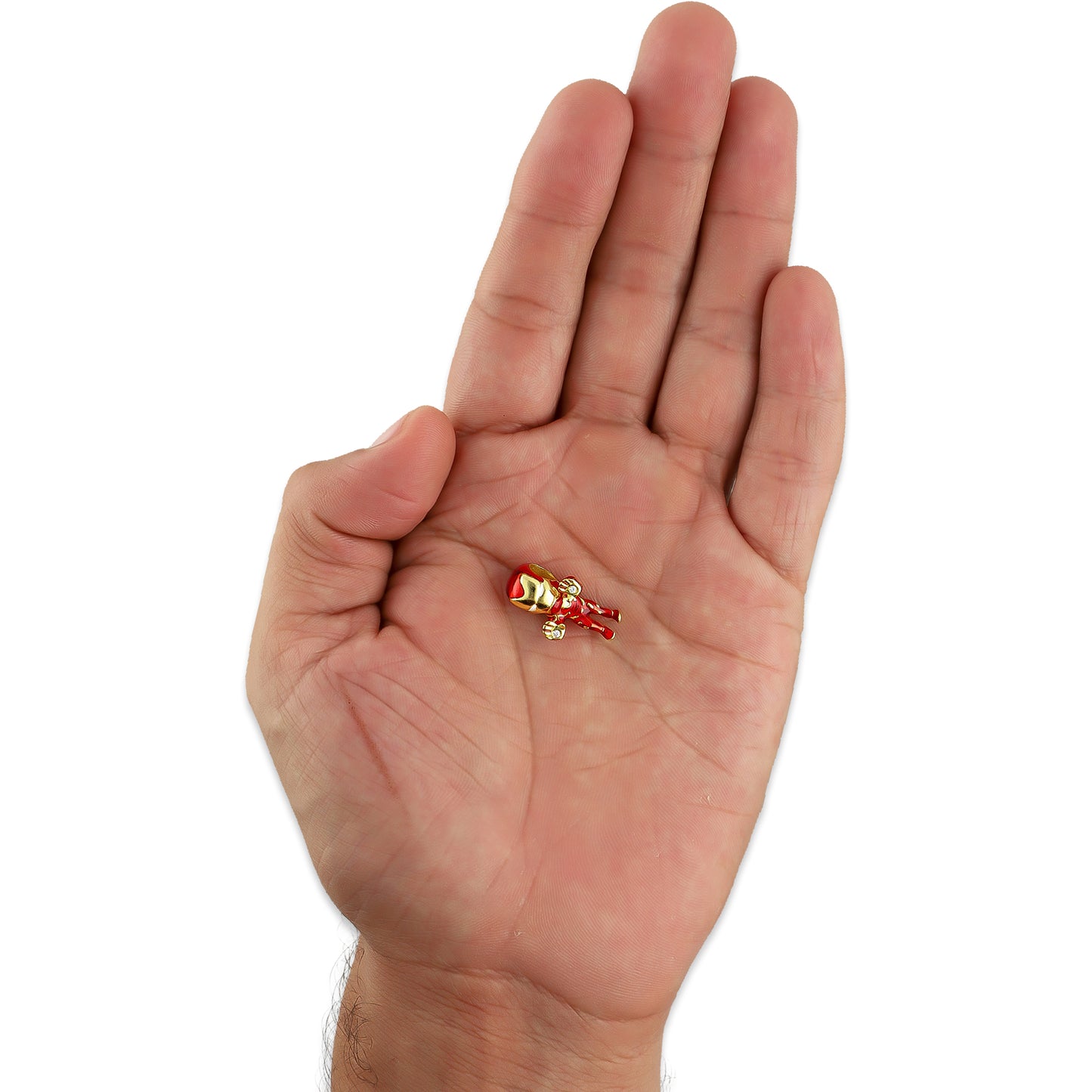 LPDJ258 Dije Charm Super Héroe Rojo en Plata .925 Taxco Gro