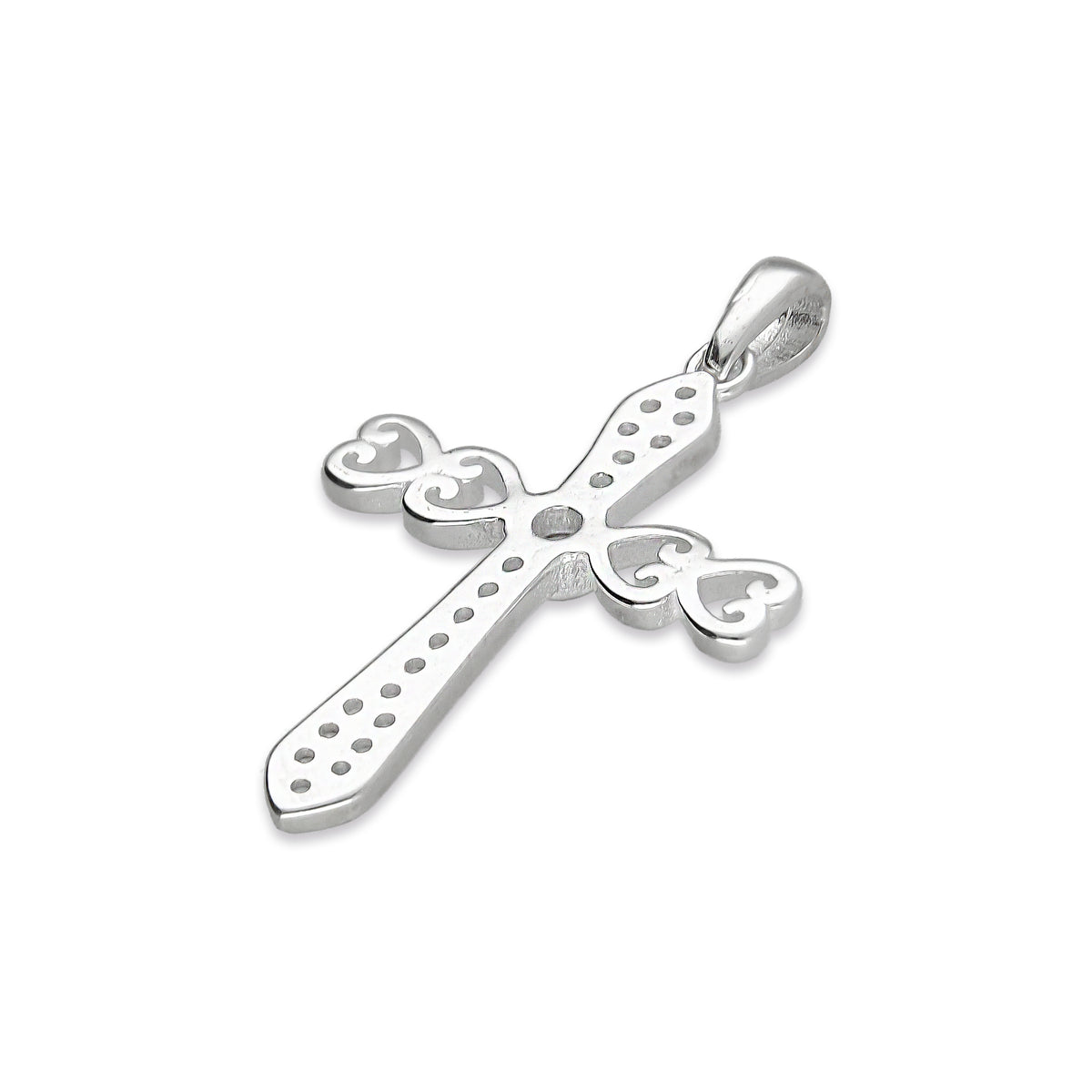 LPDJ272 Dije Cruz Costados Corazones Plata .925 Taxco Gro 2154547585