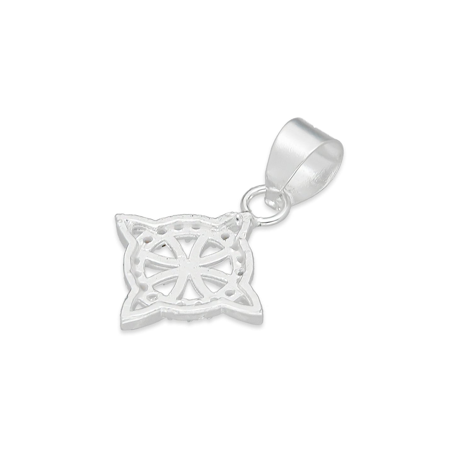 LPDJ276 Dije Amuleto Nudo de Bruja Mini en Plata .925 Taxco Gro