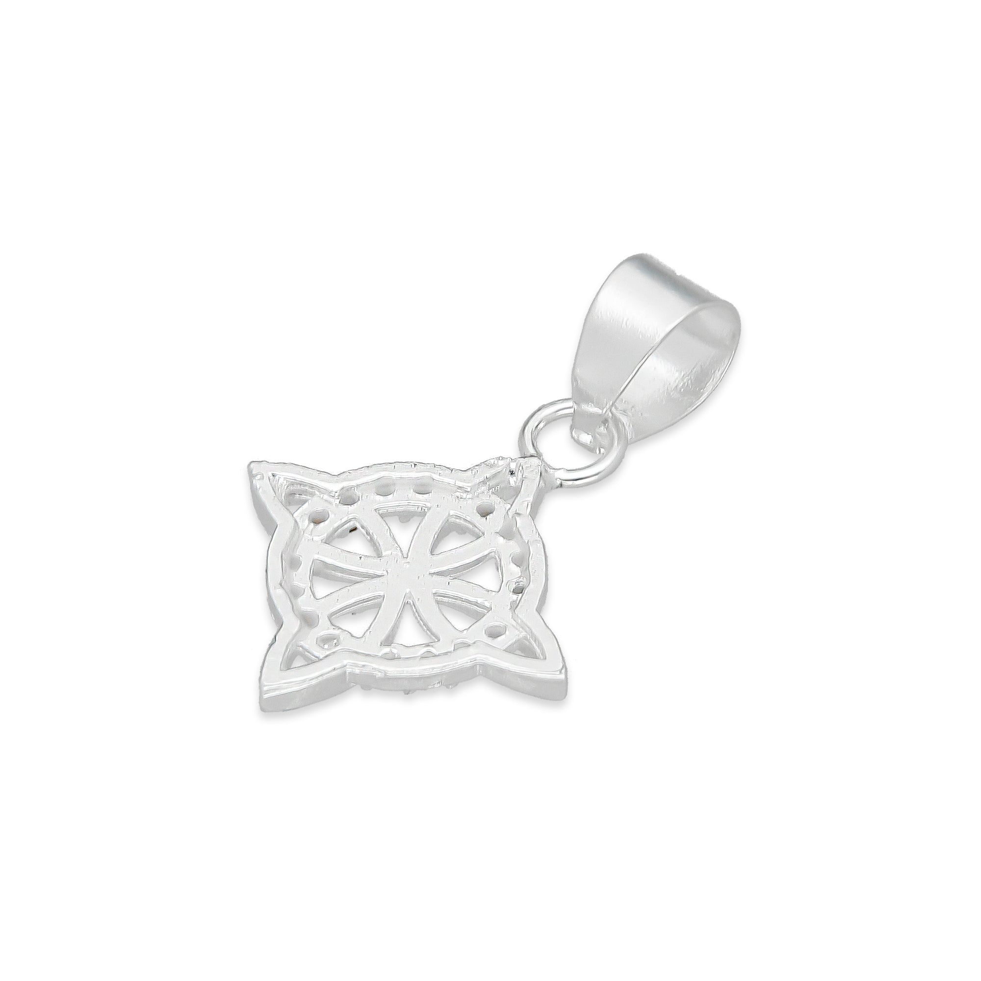 LPDJ276 Dije Amuleto Nudo de Bruja Mini en Plata .925 Taxco Gro