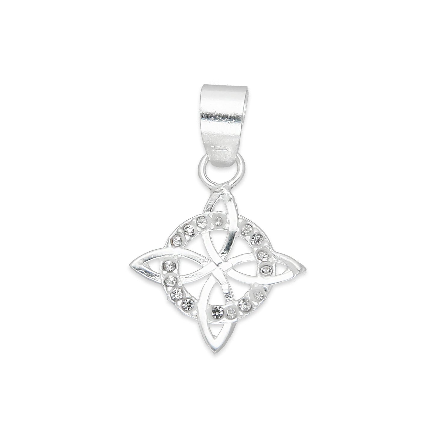 LPDJ276 Dije Amuleto Nudo de Bruja Mini en Plata .925 Taxco Gro