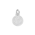 LPDJ280 Dije Medalla San Benito Micro en Plata .925 4429882066