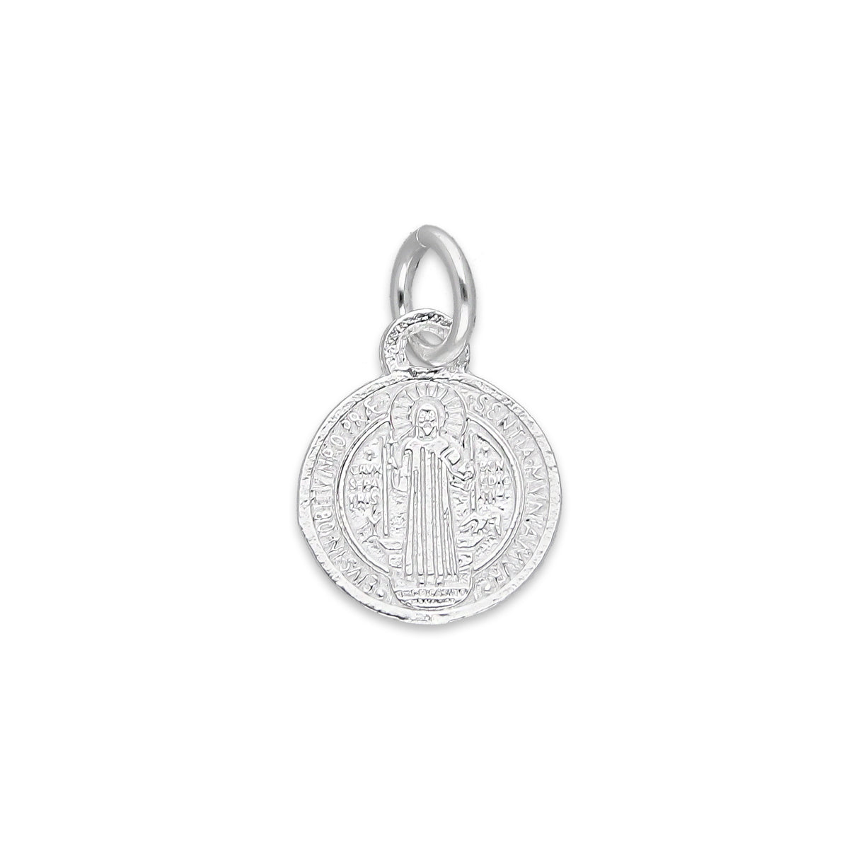LPDJ280 Dije Medalla San Benito Micro en Plata .925 4429882066