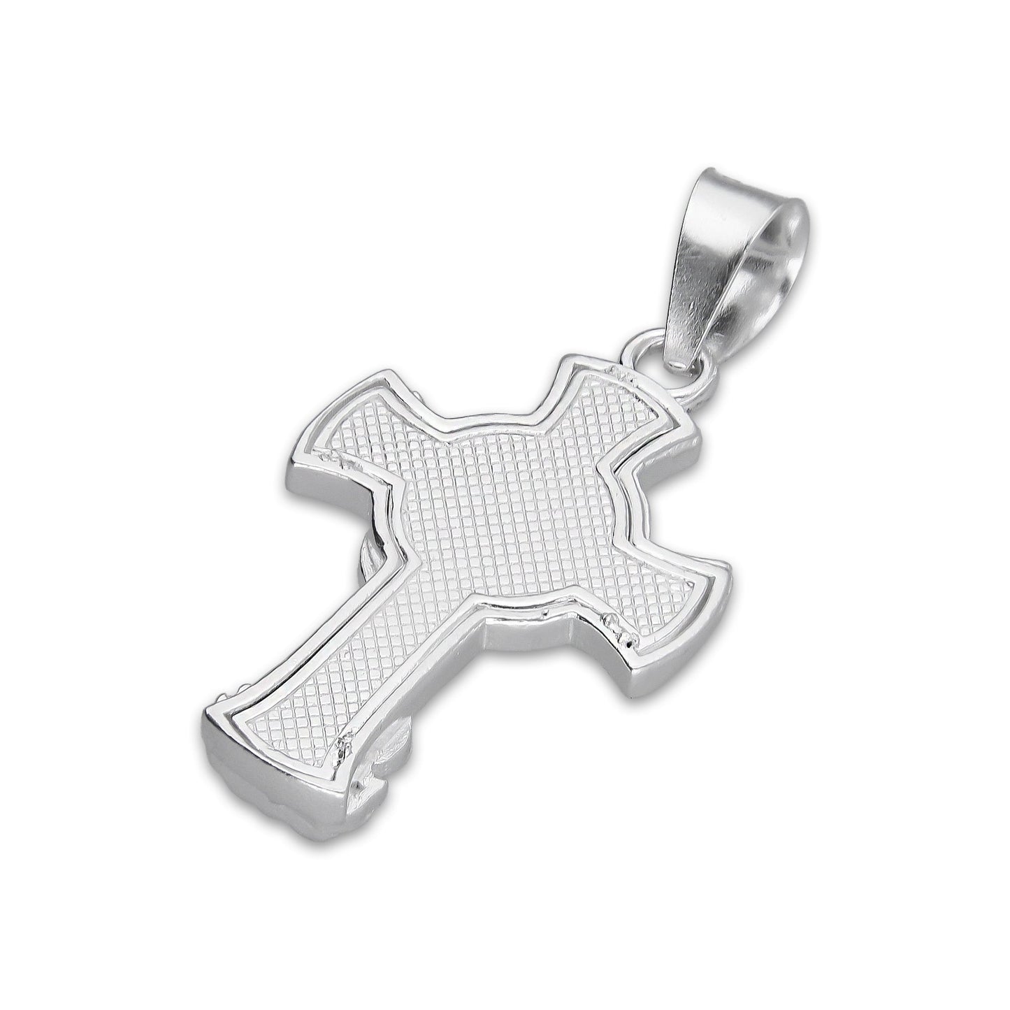 LPDJ307 Dije Cruz San Miguel Arcángel 2.2 cm x 4.3 cm en Plata .925 5204963960