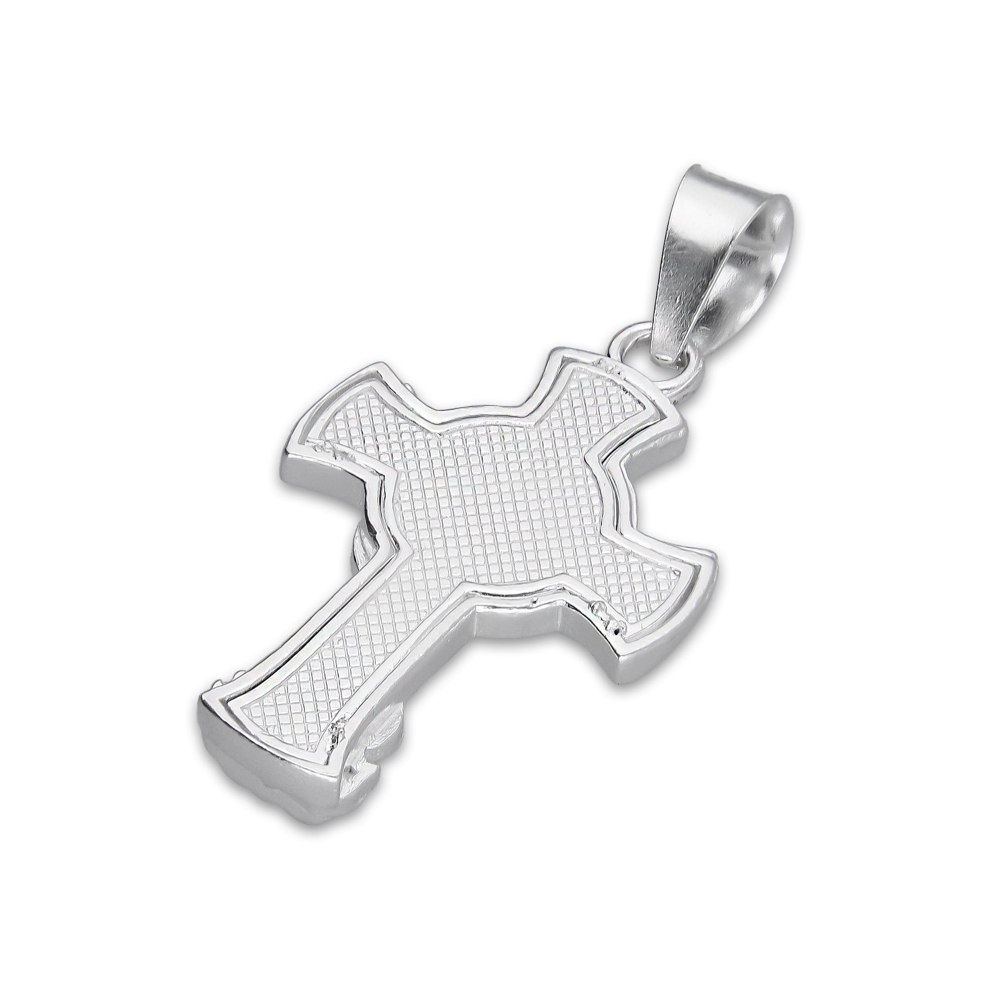 LPDJ307 Dije Cruz San Miguel Arcángel 2.2 cm x 4.3 cm en Plata .925 5204963960