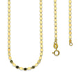 LPECU002-45 Cadena Oro Sólido 10K Florentino Mod Espejo 2 mm x 45 cm 4286631276