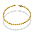 LPEPC005 Pulsera para Caballero Oro Sólido 10K Mod Torsal Lisa Súper Ligera 4 mm x 21.5 cm 4286630504