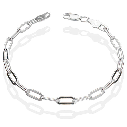 LPPC033 Pulsera Fígaro Milán 4.5 mm x 20 cm Plata Ley .925 Taxco Gro 1370463305