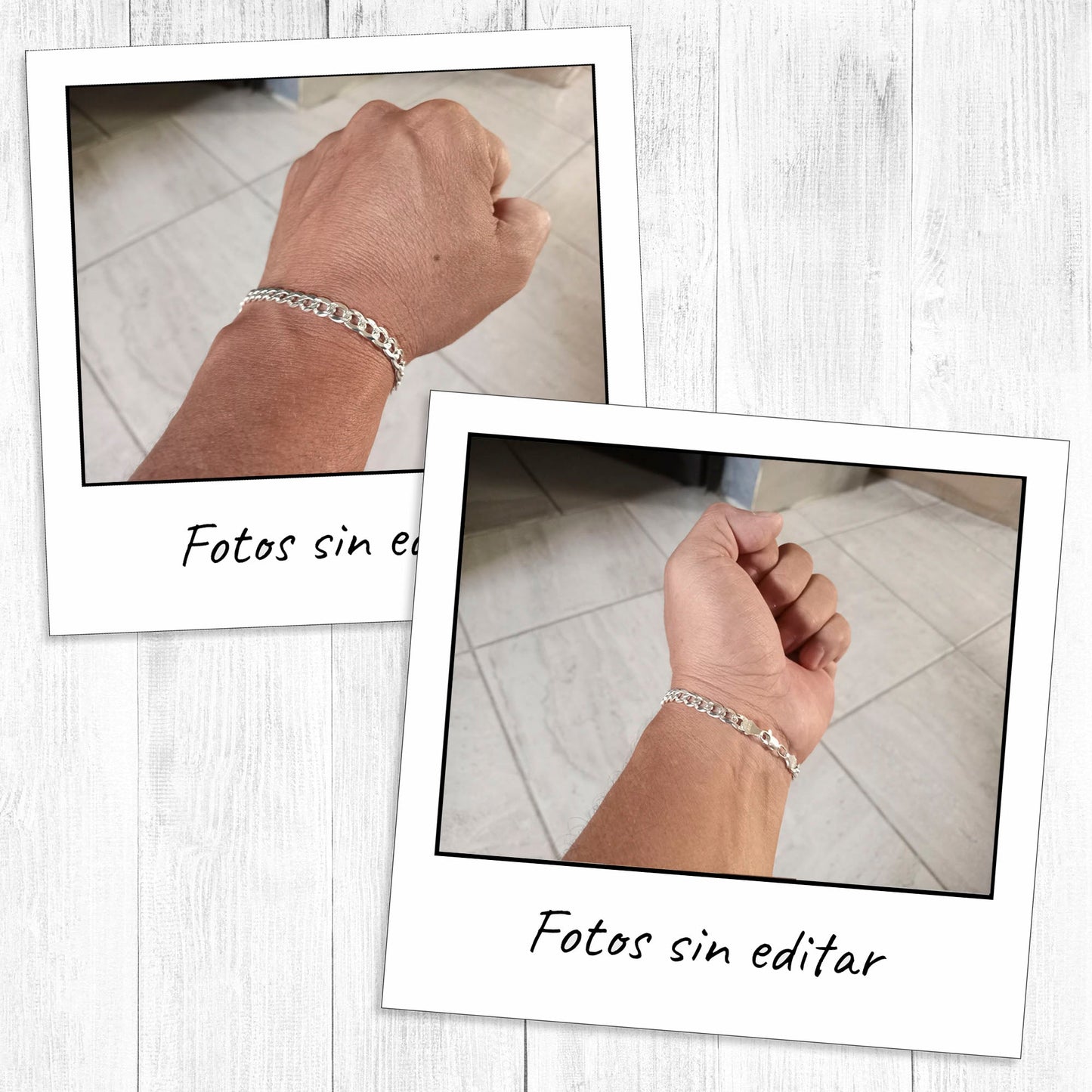 LPPC054  Pulsera Cubana Ame Diam  1x0  6 mm x 21 cm en Plata Ley  .925  1503688632