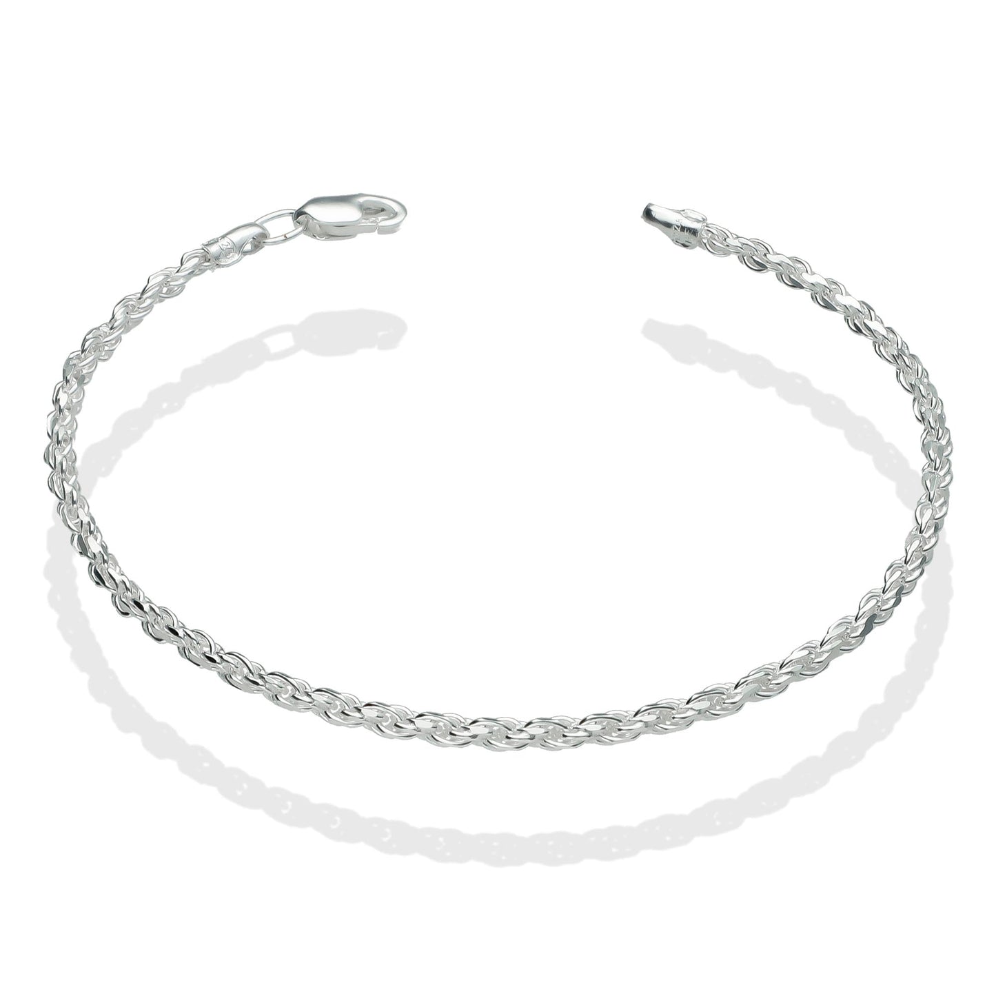 LPPD040 Pulsera Torsal Diam  2 mm x 17.5 cm en Plata Ley .925 1525082547