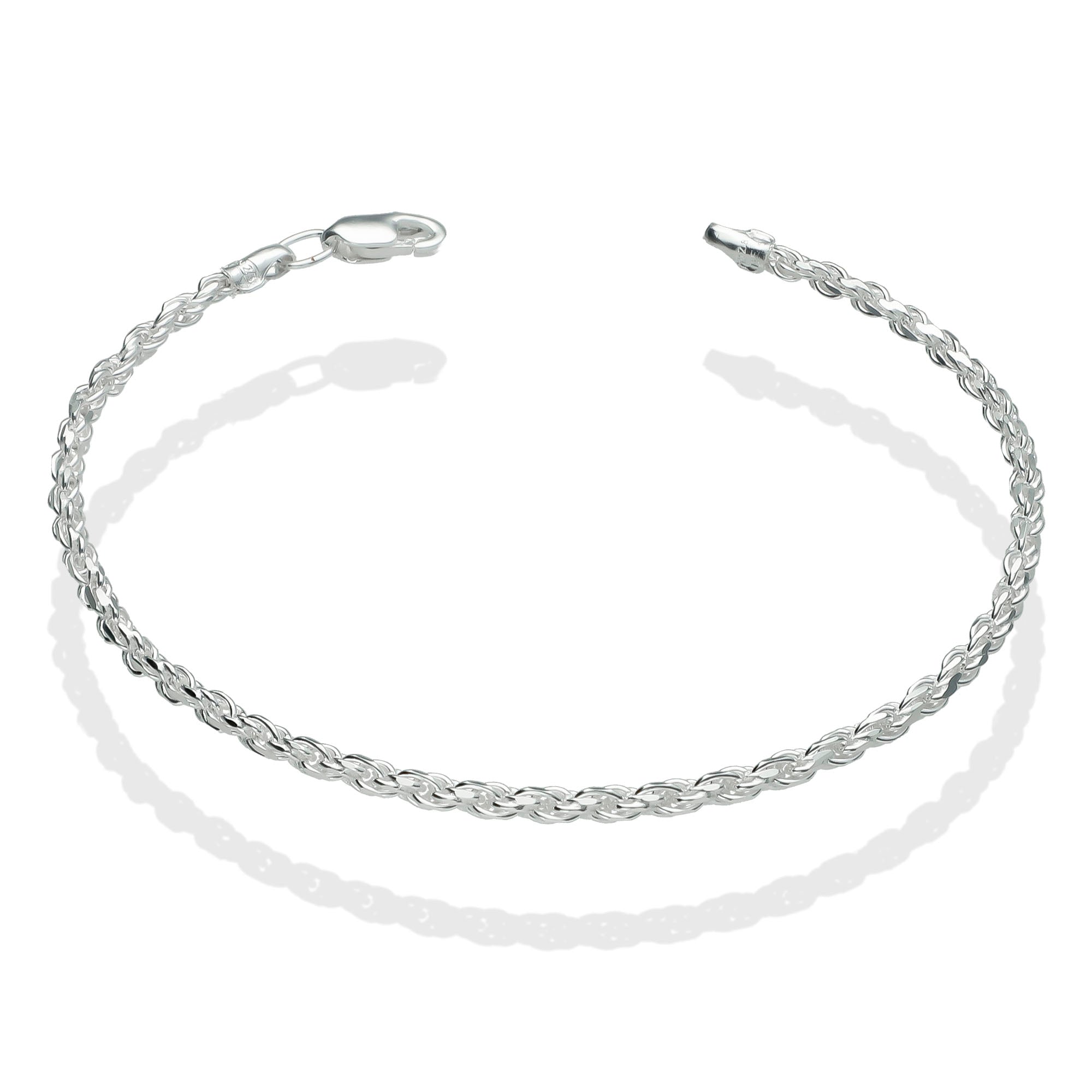 LPPD040 Pulsera Torsal Diam  2 mm x 15.5 cm en Plata Ley .925 1525082547