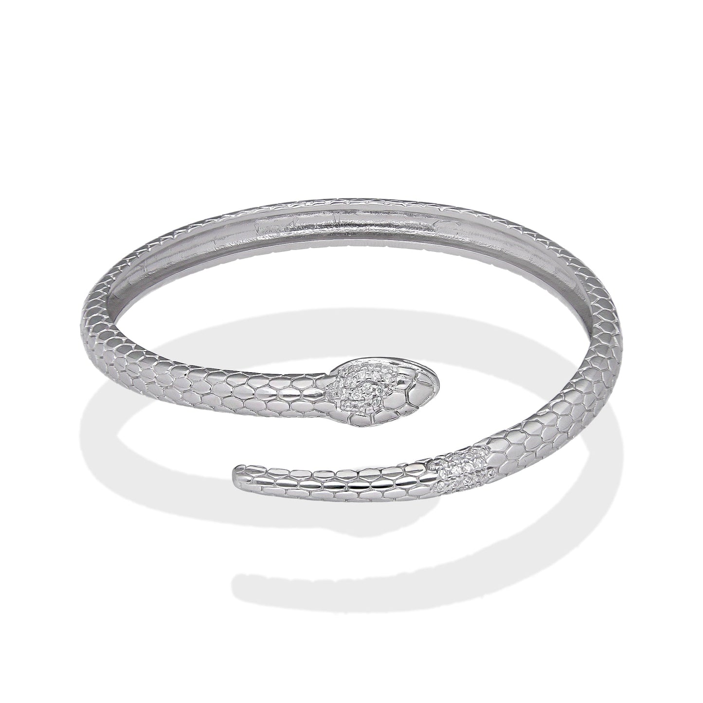 LPPD131 Pulsera Brazalete Dama Mod Serpiente en Plata .925