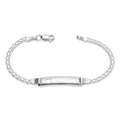 LPPN034 Esclava Mod Bizmark Placa Corazon 2.5 mm x 15 cm en Plata .925 3050009229