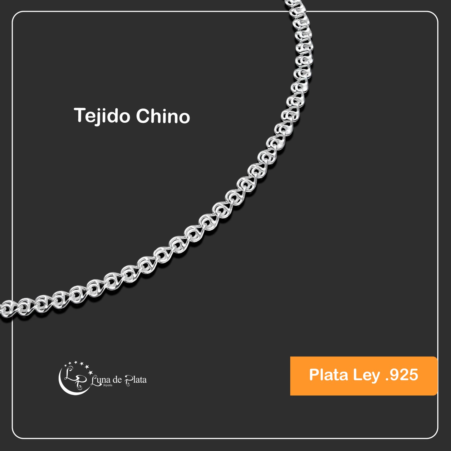 LPTB010 Pulsera Tobillera Mod Tejido Chino 2.5 Mm Plata .925 Taxco 2070119851