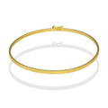 MR10PD088 Pulsera Dama Oro Sólido 10K EM10 Aro Grecas Súper Ligero 18 cm de Largo