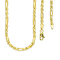 MR14CU048-60 Cadena Oro Sólido 14K EMF14 Modelo Torsal Figaro 3 mm x 60 cm
