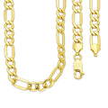 MR14CU053-60 Cadena Oro Sólido 14K EMF14 Modelo Fígaro 3*1 Lisa 6 mm x 60 cm