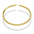 MR14PC064 Pulsera Para Caballero Oro Sólido 14K EMF14 Modelo Veneciana Lisa 3 mm x 21 cm