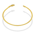 MR14PD132 Pulsera Dama Oro Sólido 14K Modelo Súper Flex Plana 2 mm x 18.5 cm