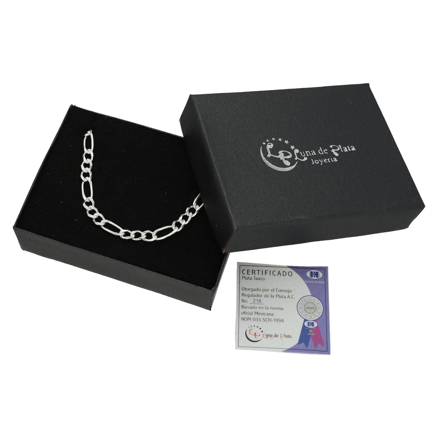 LPPC010 Pulsera De Plata .925 Para Caballero Modelo 3 X 1 701985256