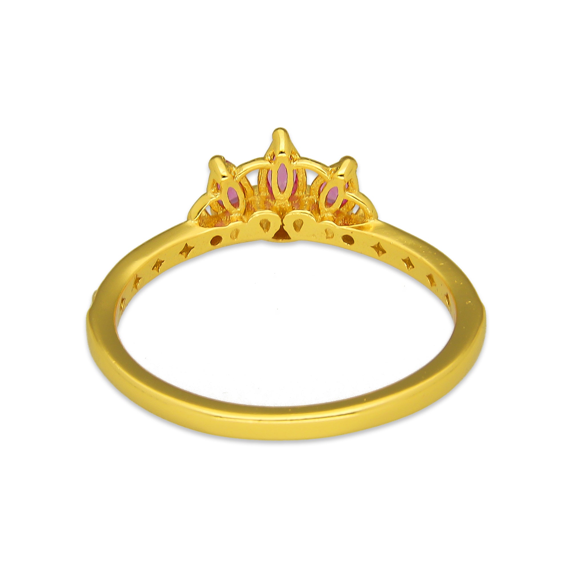 TMPAD003 Anillo Pand Princesas Rapunzel en Plata Fina .925