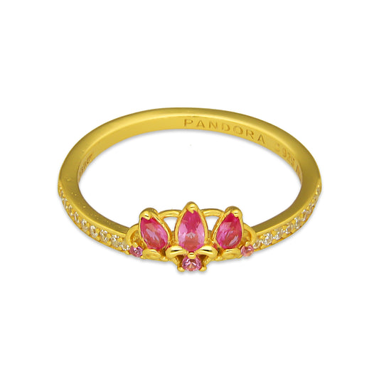 TMPAD003 Anillo Pand Princesas Rapunzel en Plata Fina .925
