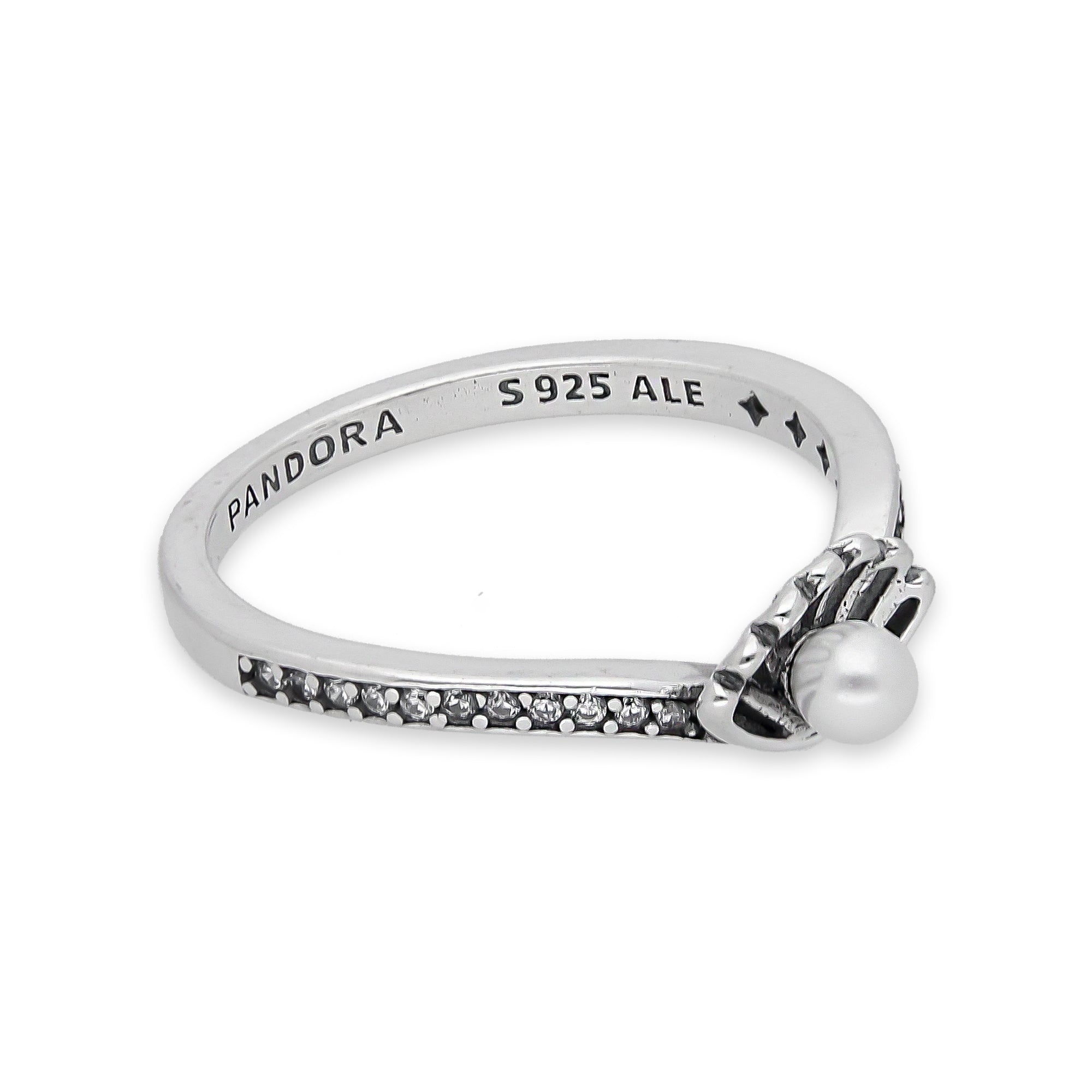 TMPAD004 Anillo Pand Princesas Sirenita en Plata Fina .925