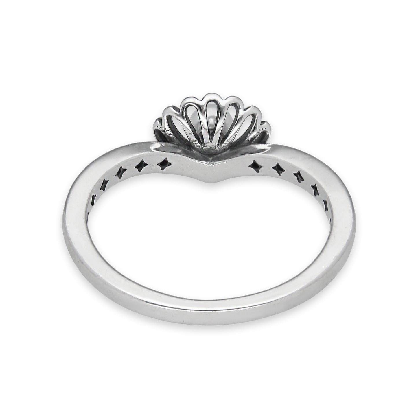 TMPAD004 Anillo Pand Princesas Sirenita en Plata Fina .925