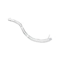 TMPPC003-21 Pulsera Caballero Modelo Rlx 4 Eslabones Largos 8 mm de Ancho x 21 cm de Largo en Plata Fina .925