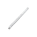 TMPPC006-19 Pulsera Caballero Modelo Rlx 1x1 Centro Ancho 1.1 cm de Ancho x 19 cm de Largo en Plata Fina .925
