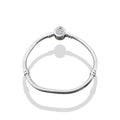 TMPPD001-17 Pulsera Dama Pand Círculo 3 Líneas 17 cm en Plata Fina .925