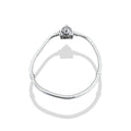TMPPD003-18 Pulsera Dama Pand Carruaje Cenicienta 18 cm en Plata Fina .925
