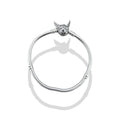 TMPPD014-19 Pulsera Dama Pand Snitch Harry Potter 19 cm en Plata Fina .925