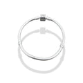 TMPPD019-19 Pulsera Dama Pand Cilindro Liso 19 cm en Plata Fina .925