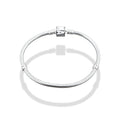 TMPPD025-17 Pulsera Dama Pand Marvel Esmalte Blanco 17 cm en Plata Fina .925